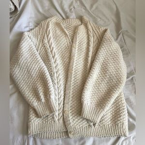 Vintage Oversized Knit Cardigan